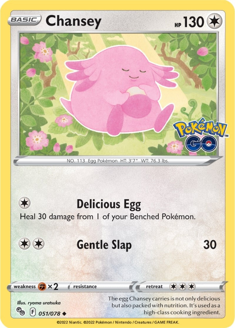 Chansey (051/078) [Pokémon GO] | North Game Den