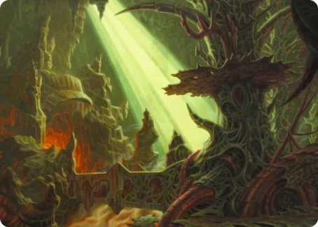 Darkmoss Bridge Art Card [Modern Horizons 2 Art Series] | North Game Den