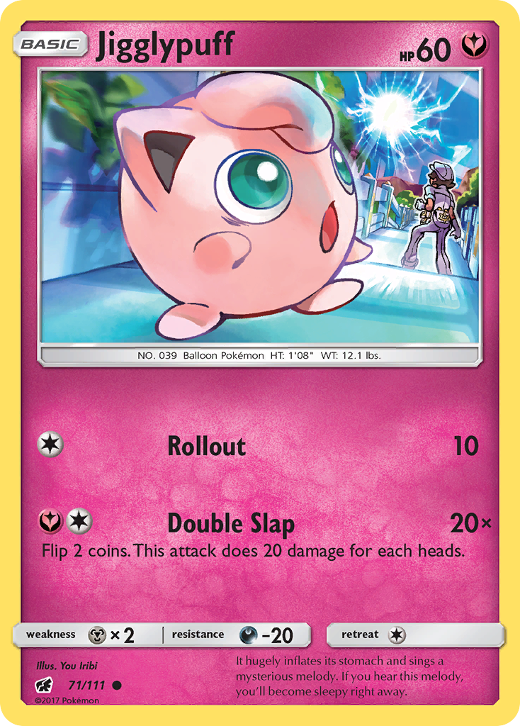 Jigglypuff (71/111) [Sun & Moon: Crimson Invasion] | North Game Den