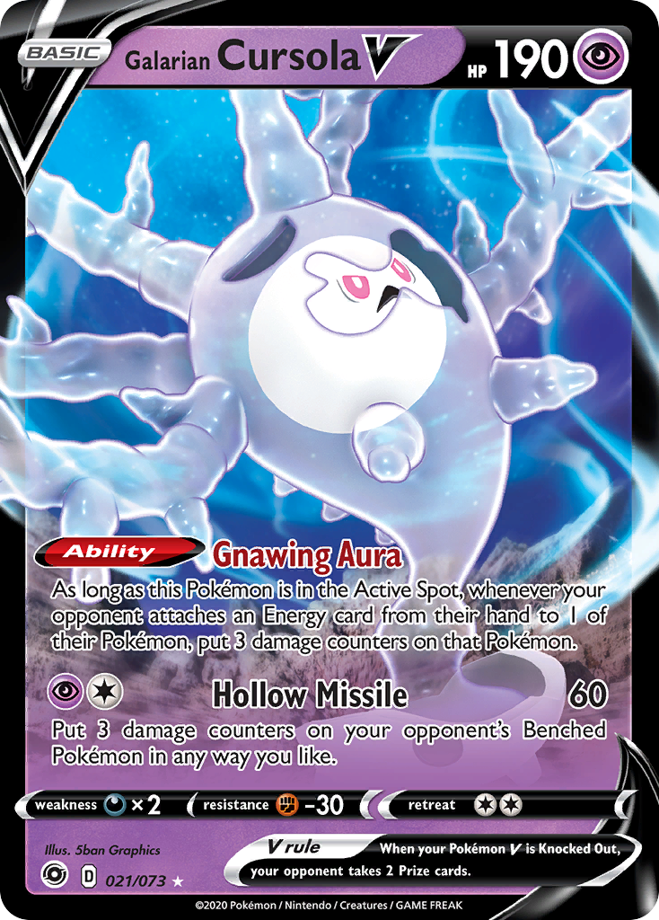 Galarian Cursola V (021/073) [Sword & Shield: Champion's Path] | North Game Den
