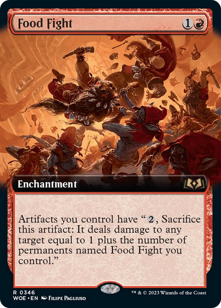 Food Fight (Extended Art) [Wilds of Eldraine] | North Game Den