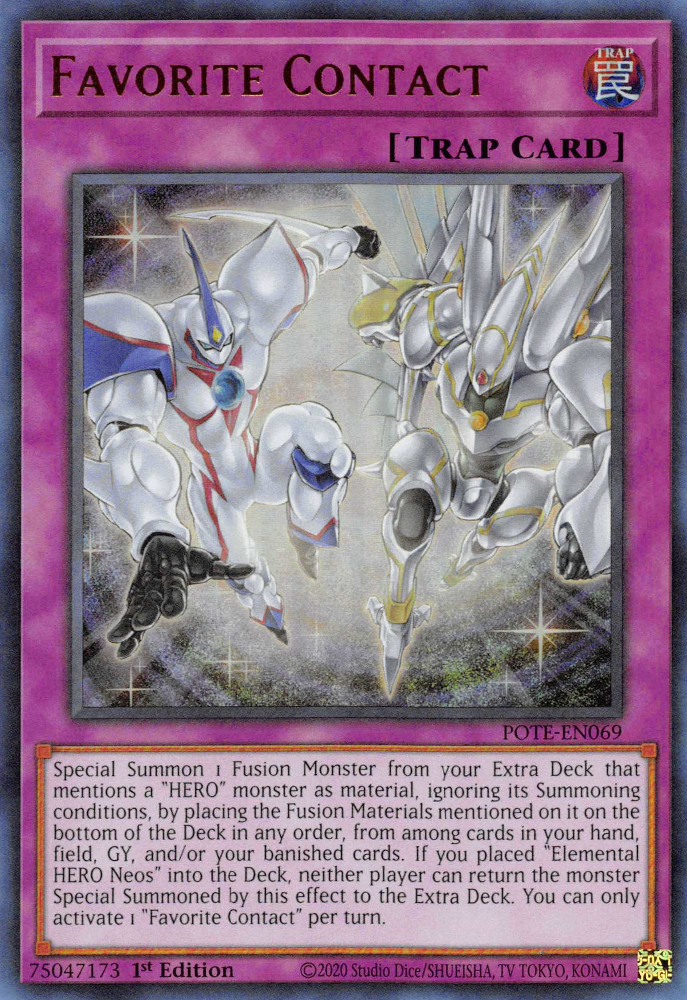 Favorite Contact [POTE-EN069] Ultra Rare | North Game Den