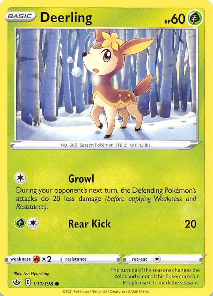 Deerling (011/198) [Sword & Shield: Chilling Reign] | North Game Den