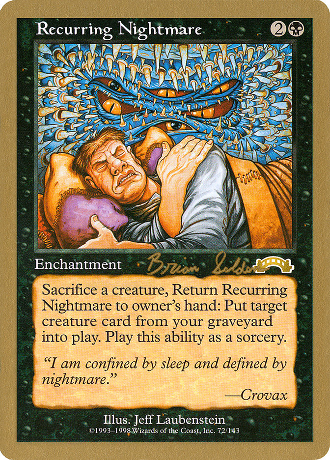 Recurring Nightmare (Brian Selden) [World Championship Decks 1998] | North Game Den