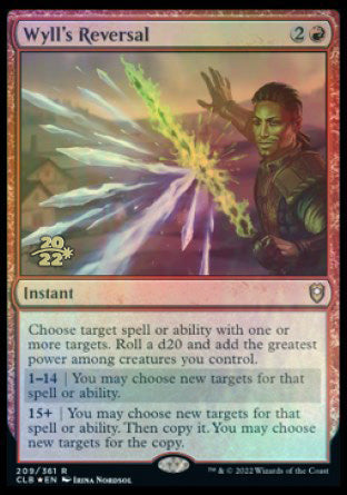 Wyll's Reversal [Commander Legends: Battle for Baldur's Gate Prerelease Promos] | North Game Den