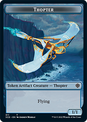 Bird // Thopter Double-Sided Token [Starter Commander Decks] | North Game Den