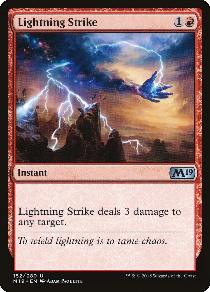 Lightning Strike [Core Set 2019] | North Game Den