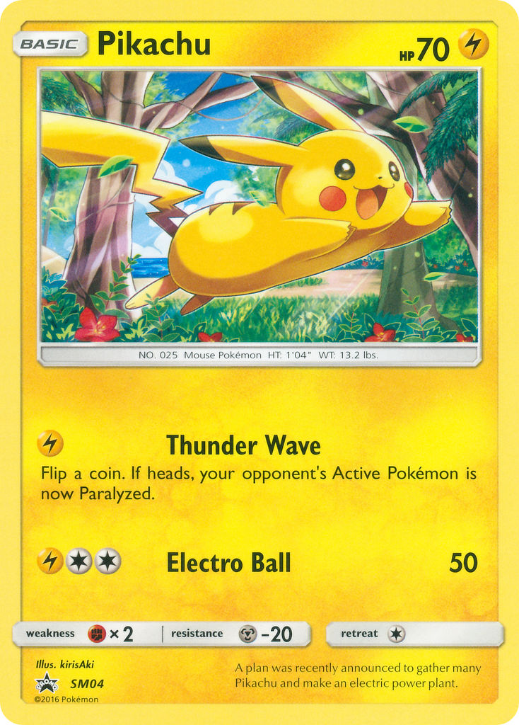 Pikachu (SM04) (Target Non Holo) [Sun & Moon: Black Star Promos] | North Game Den