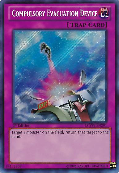 Compulsory Evacuation Device [LCYW-EN291] Secret Rare | North Game Den