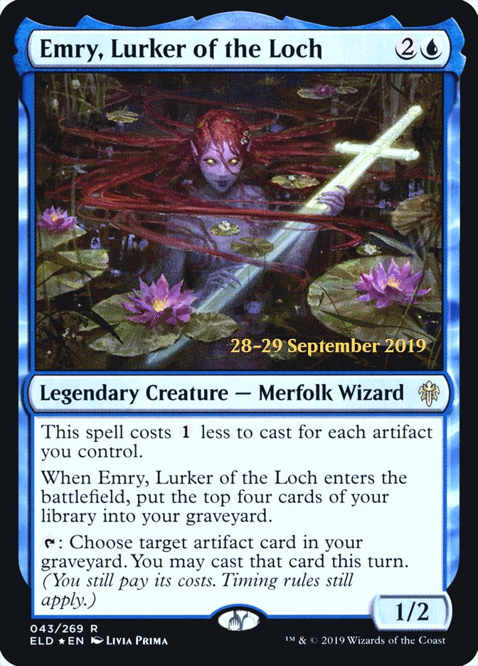 Emry, Lurker of the Loch  [Throne of Eldraine Prerelease Promos] | North Game Den