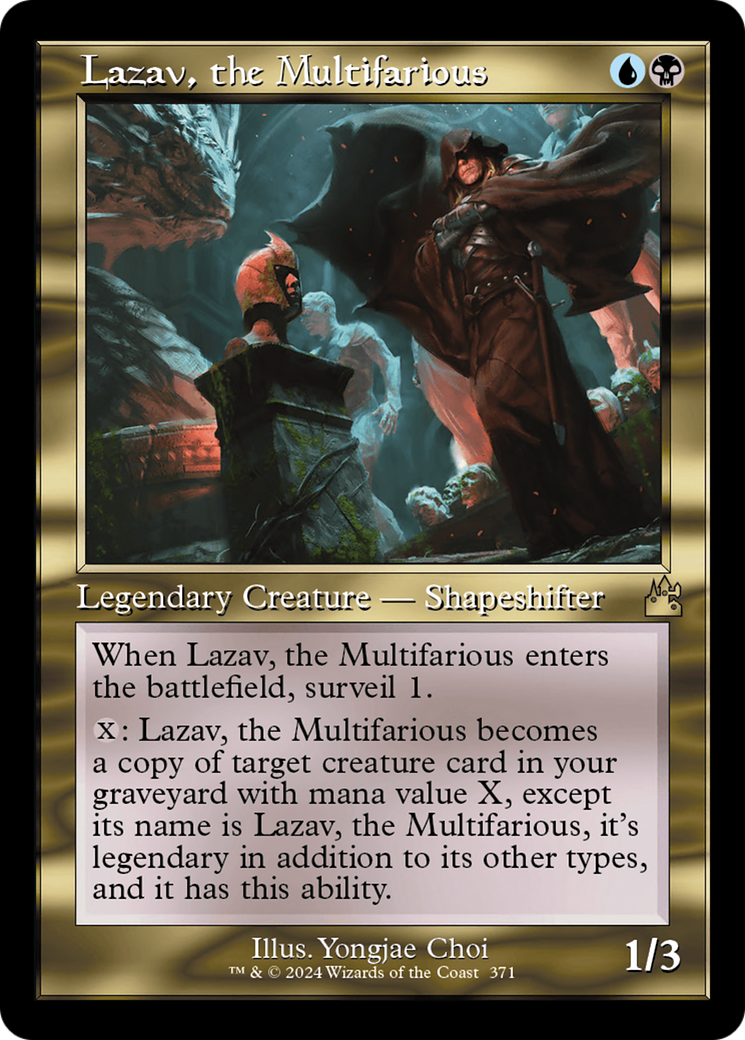 Lazav, the Multifarious (Retro Frame) [Ravnica Remastered] | North Game Den