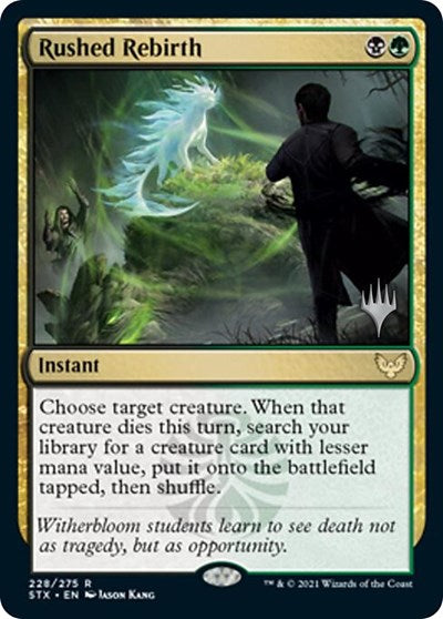 Rushed Rebirth (Promo Pack) [Strixhaven: School of Mages Promos] | North Game Den