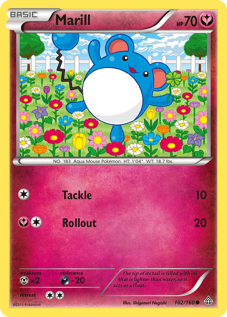 Marill (102/160) [XY: Primal Clash] | North Game Den