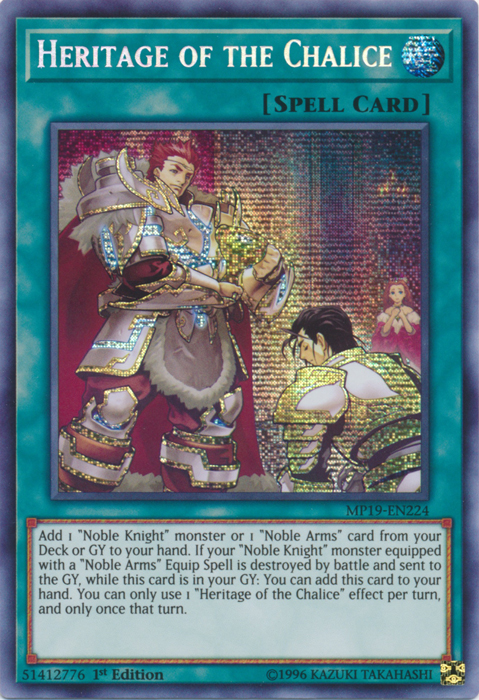 Heritage of the Chalice [MP19-EN224] Prismatic Secret Rare | North Game Den