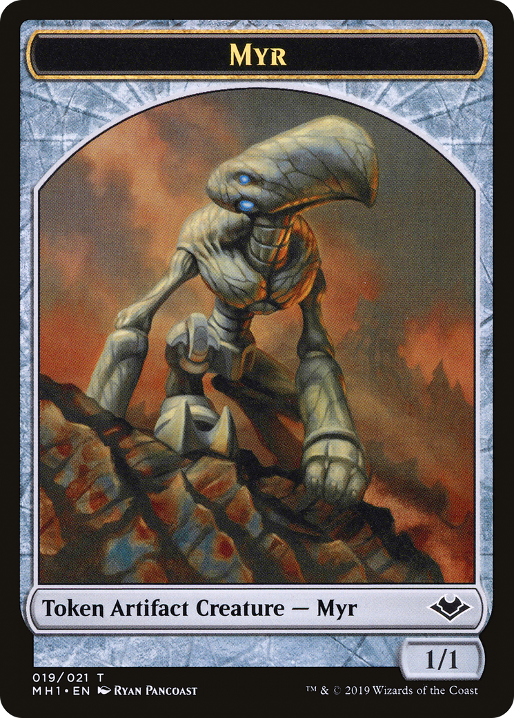 Myr // Thopter Double-Sided Token [Phyrexia: All Will Be One Commander Tokens] | North Game Den