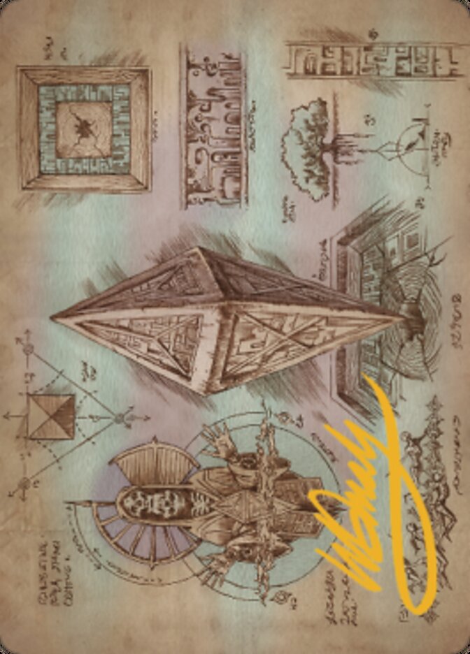 Keening Stone Art Card (Gold-Stamped Signature) [The Brothers' War Art Series] | North Game Den