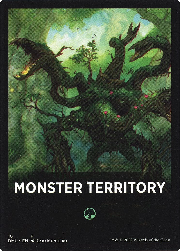 Monster Territory Theme Card [Dominaria United Tokens] | North Game Den