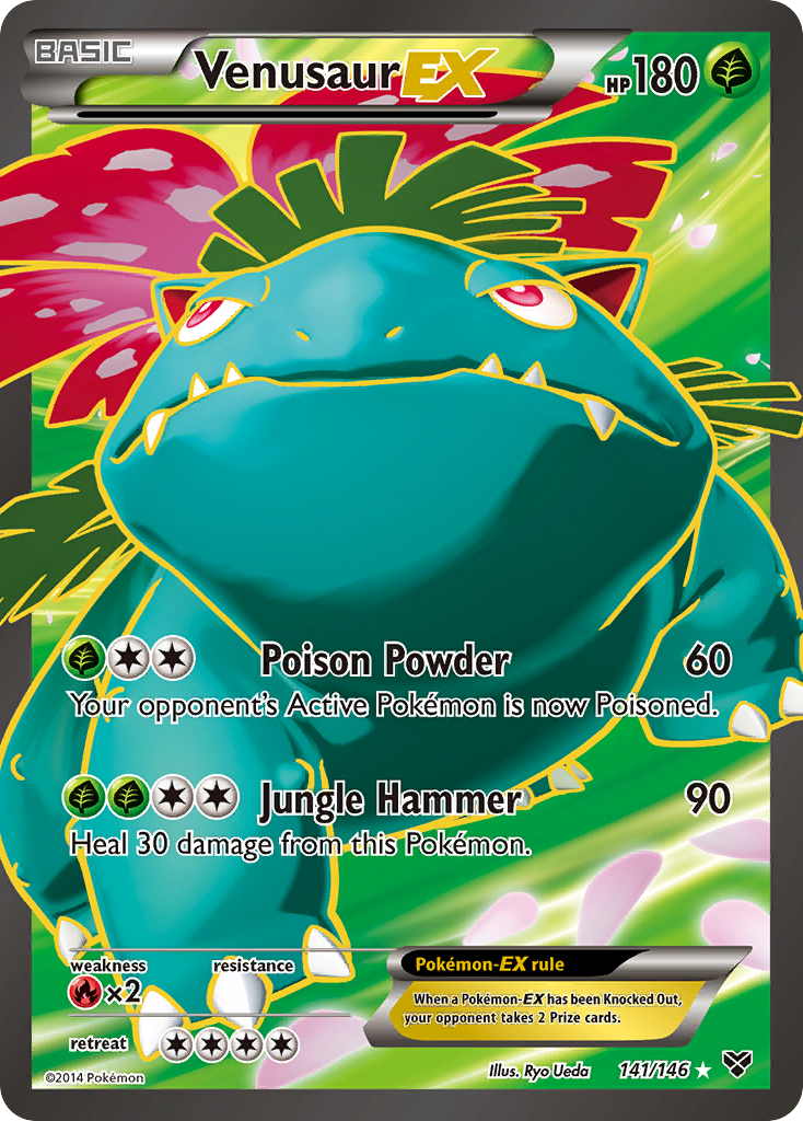 Venusaur EX (141/146) [XY: Base Set] | North Game Den