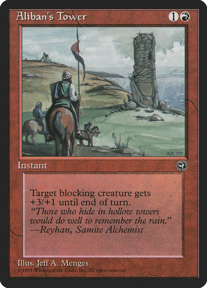 Aliban's Tower (Reyhan Flavor Text) [Homelands] | North Game Den