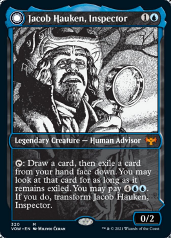 Jacob Hauken, Inspector // Hauken's Insight (Showcase Eternal Night) [Innistrad: Crimson Vow] | North Game Den