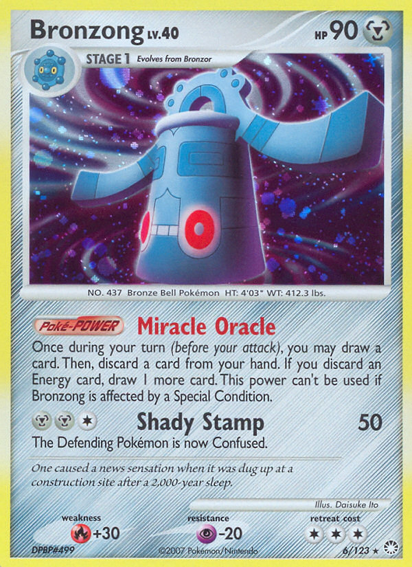 Bronzong (6/123) [Diamond & Pearl: Mysterious Treasures] | North Game Den