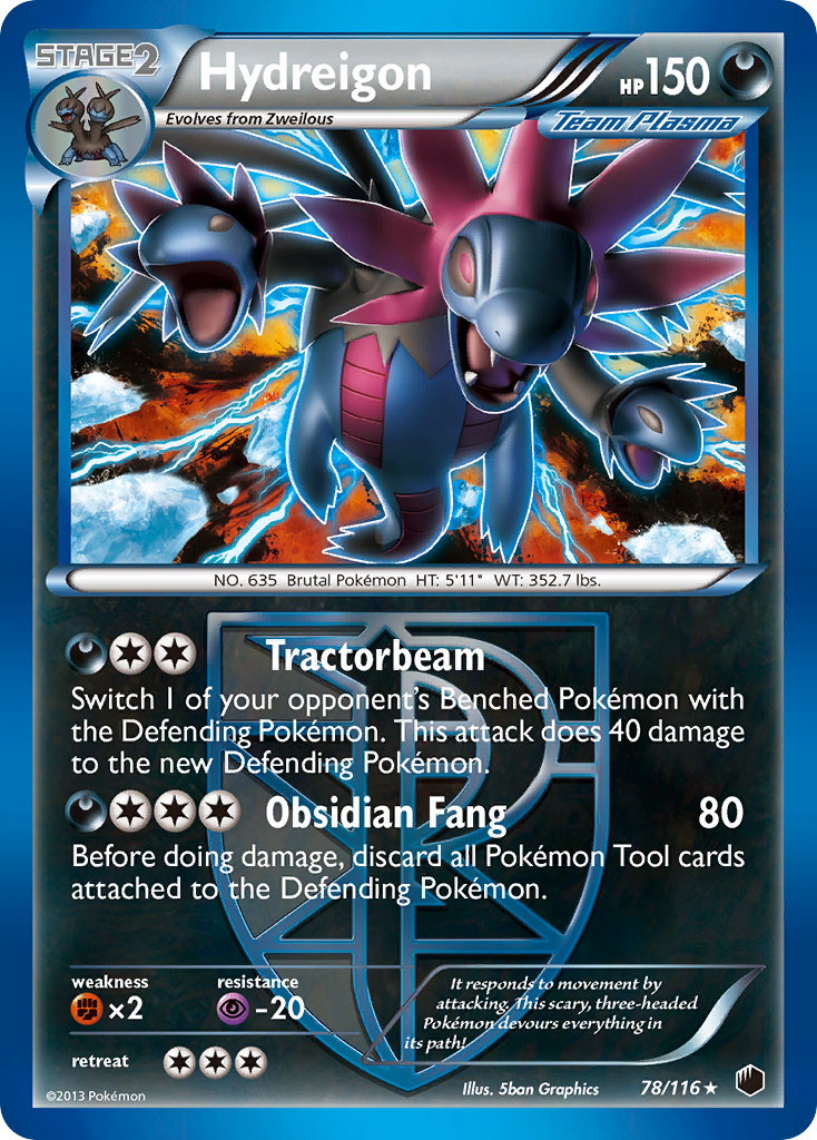 Hydreigon (78/116) [Black & White: Plasma Freeze] | North Game Den