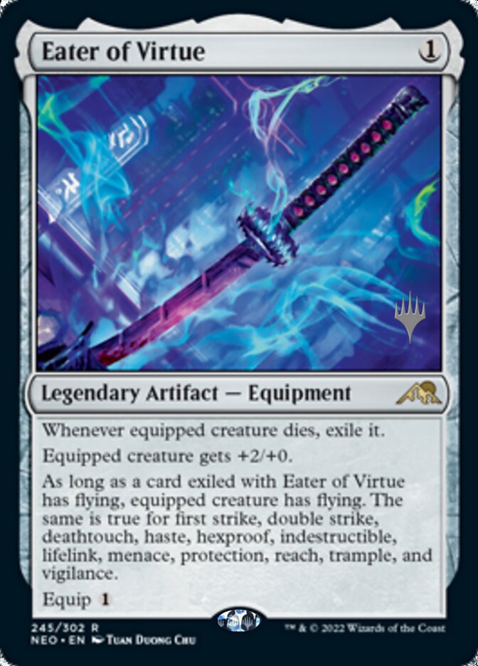 Eater of Virtue (Promo Pack) [Kamigawa: Neon Dynasty Promos] | North Game Den