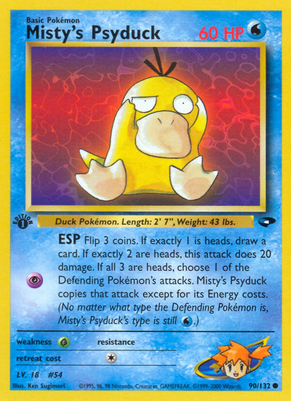 Misty's Psyduck (90/132) [Gym Challenge 1st Edition] | North Game Den