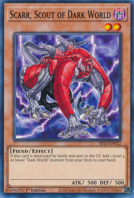Scarr, Scout of Dark World [SR13-EN012] Common | North Game Den