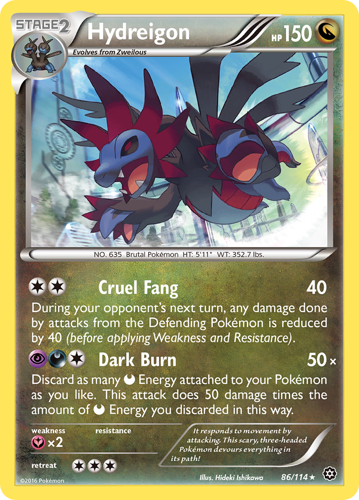 Hydreigon (86/114) [XY: Steam Siege] | North Game Den