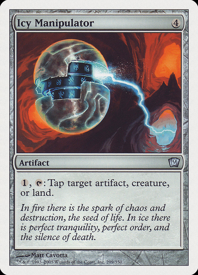 Icy Manipulator (9th Edition) [Oversize Cards] | North Game Den