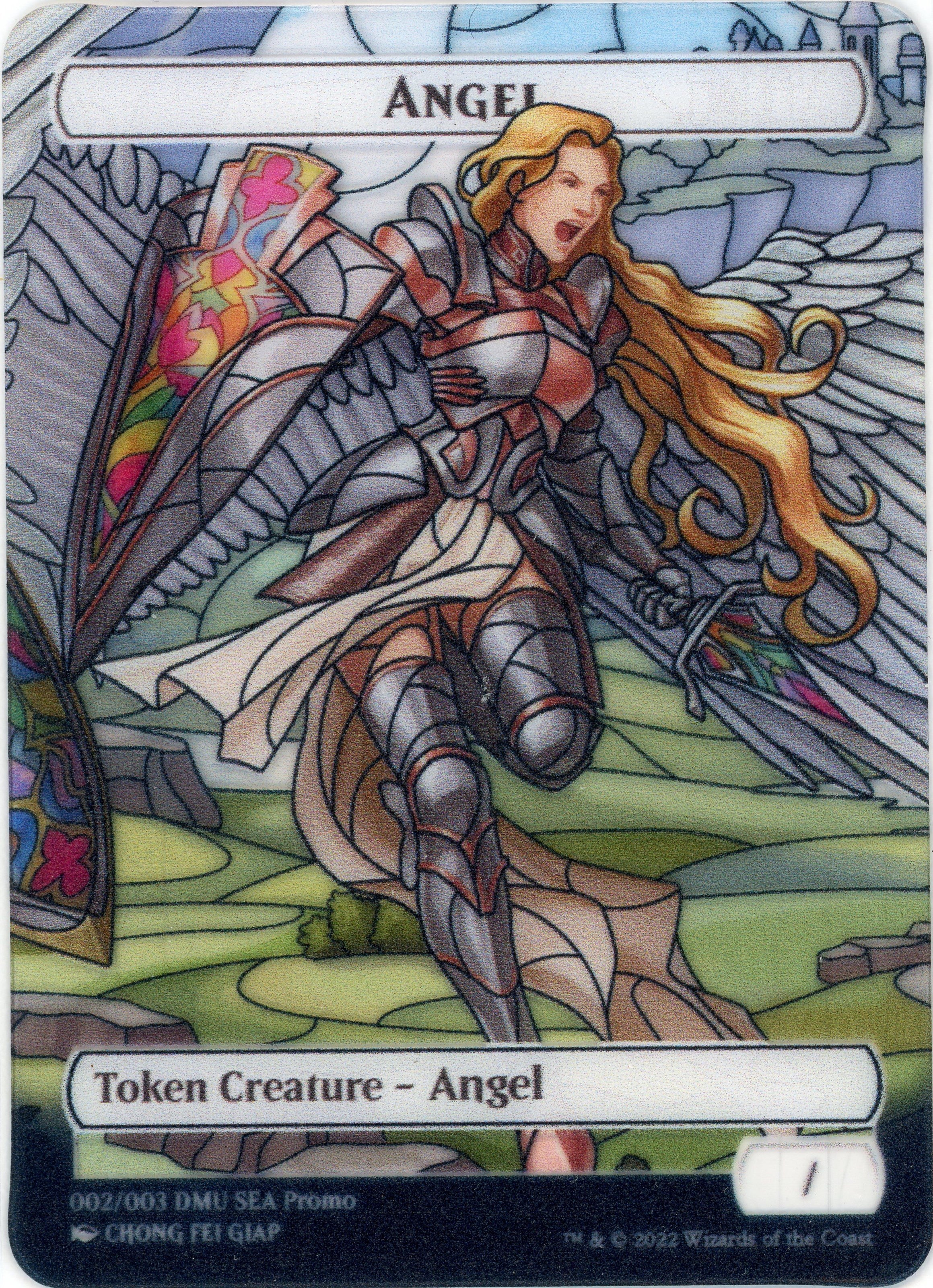 Angel Token (SEA Exclusive) [Dominaria United Tokens] | North Game Den