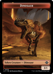Gnome // Dinosaur (0009) Double-Sided Token [The Lost Caverns of Ixalan Tokens] | North Game Den