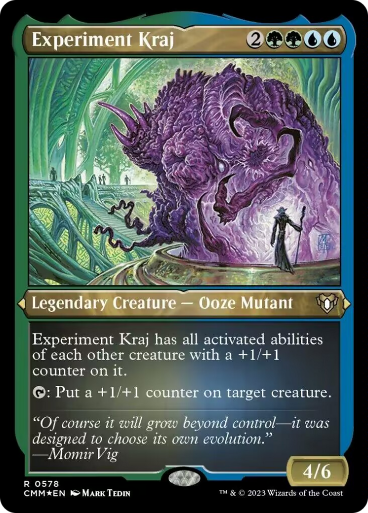Experiment Kraj (Foil Etched) [Commander Masters] | North Game Den