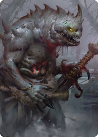 Gray Slaad Art Card [Commander Legends: Battle for Baldur's Gate Art Series] | North Game Den