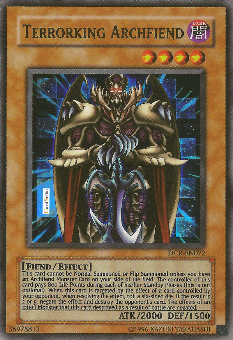 Terrorking Archfiend [DCR-EN072] Super Rare | North Game Den