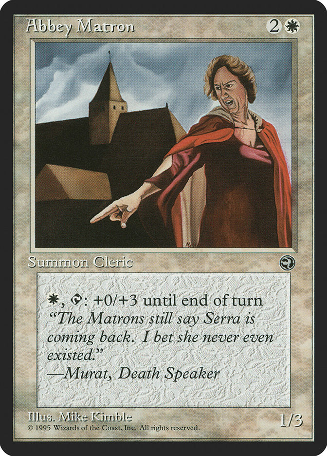 Abbey Matron (Murat Flavor Text) [Homelands] | North Game Den