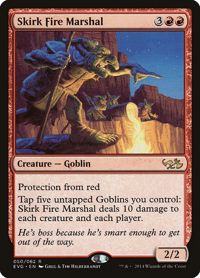 Skirk Fire Marshal (Elves vs. Goblins) [Duel Decks Anthology] | North Game Den