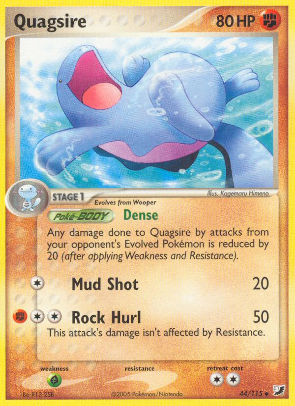 Quagsire (44/115) [EX: Unseen Forces] | North Game Den