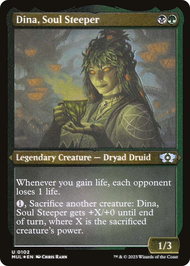 Dina, Soul Steeper (Foil Etched) [Multiverse Legends] | North Game Den