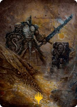 Dakkon, Shadow Slayer Art Card (48) (Gold-Stamped Signature) [Modern Horizons 2 Art Series] | North Game Den