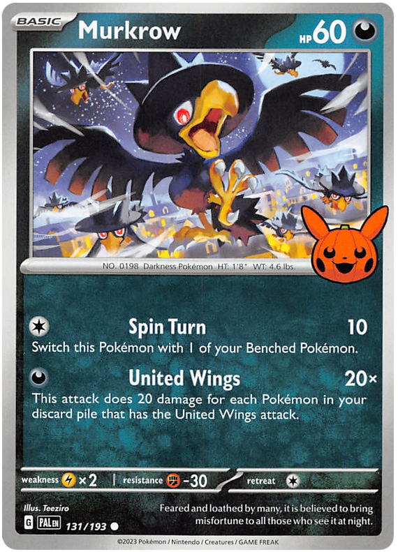 Murkrow (131/193) [Trick or Trade 2023] | North Game Den