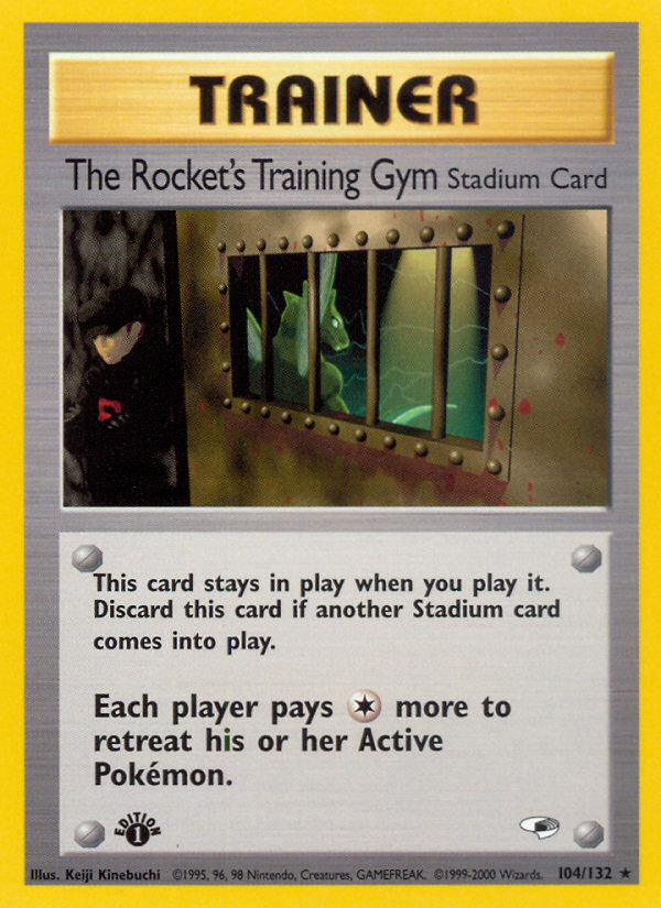 The Rocket's Training Gym (104/132) [Gym Heroes 1st Edition] | North Game Den