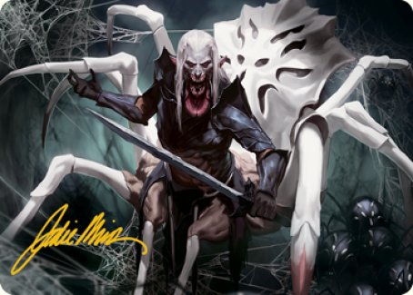 Drider Art Card (Gold-Stamped Signature) [Dungeons & Dragons: Adventures in the Forgotten Realms Art Series] | North Game Den