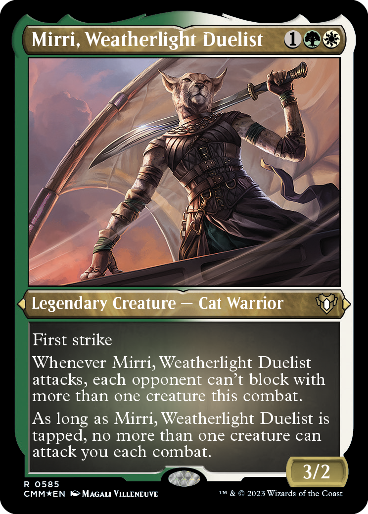 Mirri, Weatherlight Duelist (Foil Etched) [Commander Masters] | North Game Den