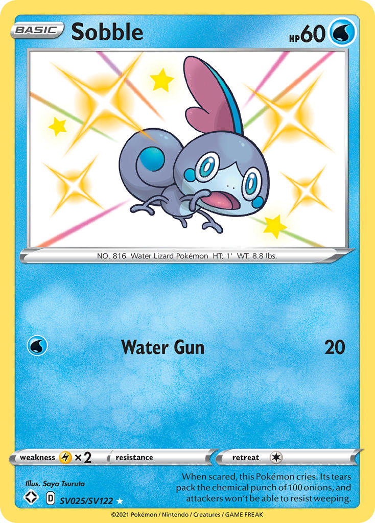 Sobble (SV025/SV122) [Sword & Shield: Shining Fates] | North Game Den