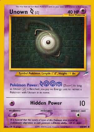 Unown [Z] (60/105) [Neo Destiny Unlimited] | North Game Den