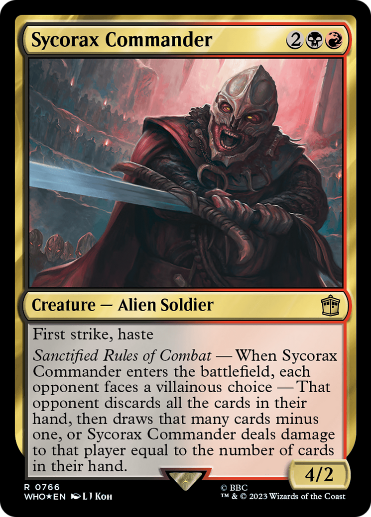 Sycorax Commander (Surge Foil) [Doctor Who] | North Game Den