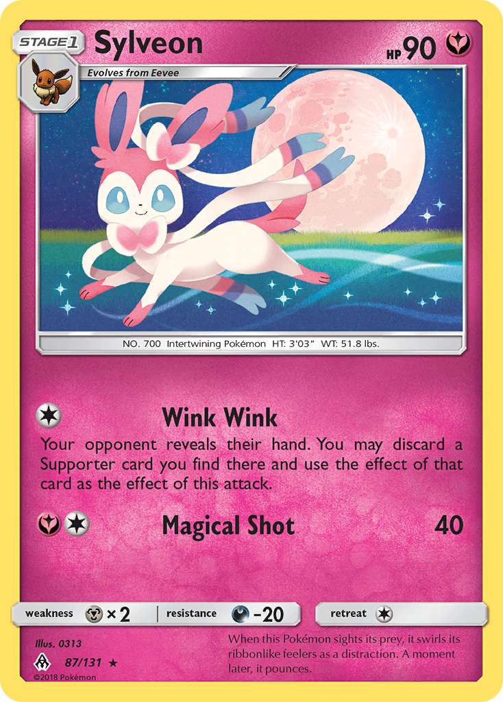 Sylveon (87/131) [Sun & Moon: Forbidden Light] | North Game Den