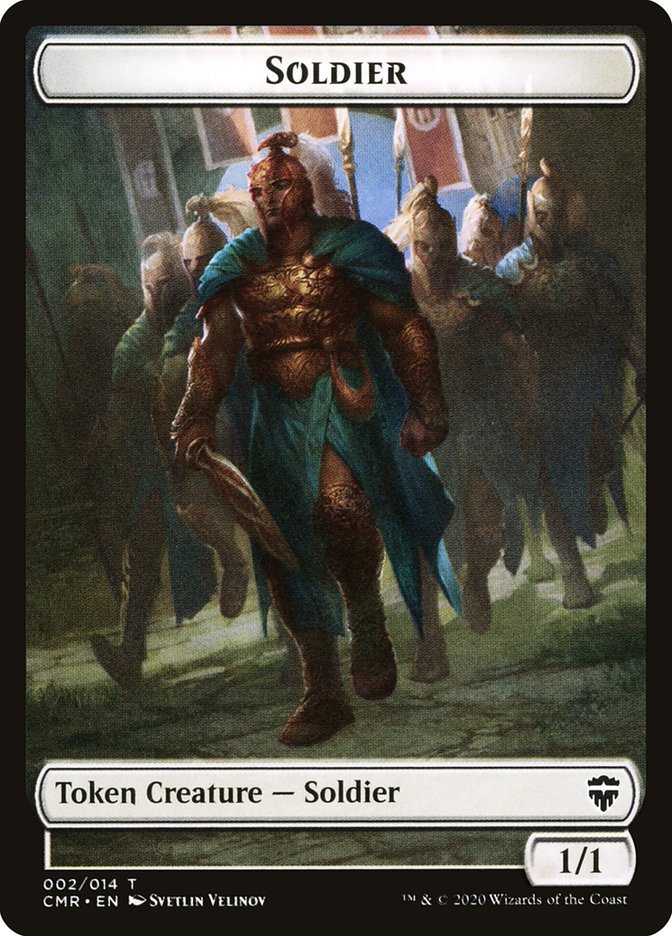 Soldier Token [Commander Legends Tokens] | North Game Den